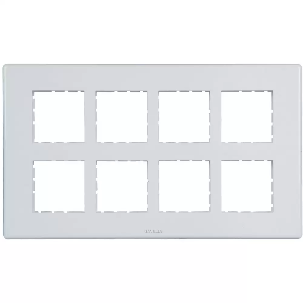 Havells AHFPLCWV16 16 Module Fabio Front Plate- Classic White