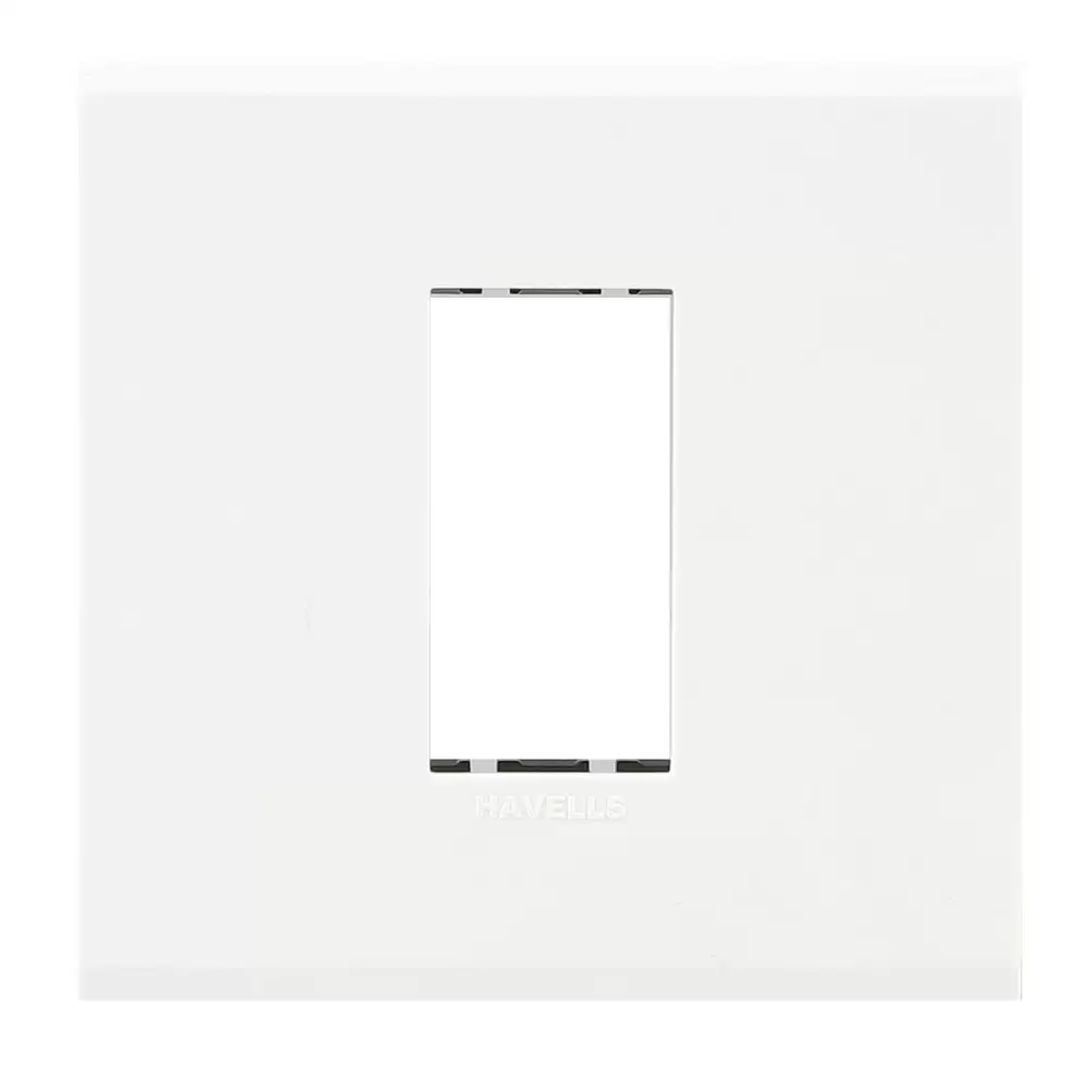 Havells AHXPLOWV01 1 Module PC Switch Plate- White