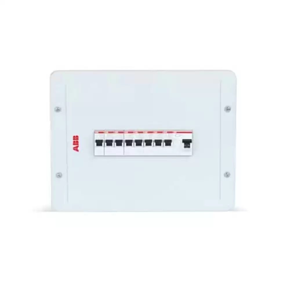 ABB 8 way Metal Door Single Pole Distribution Board (I-SPN08 WAY MD CEB)