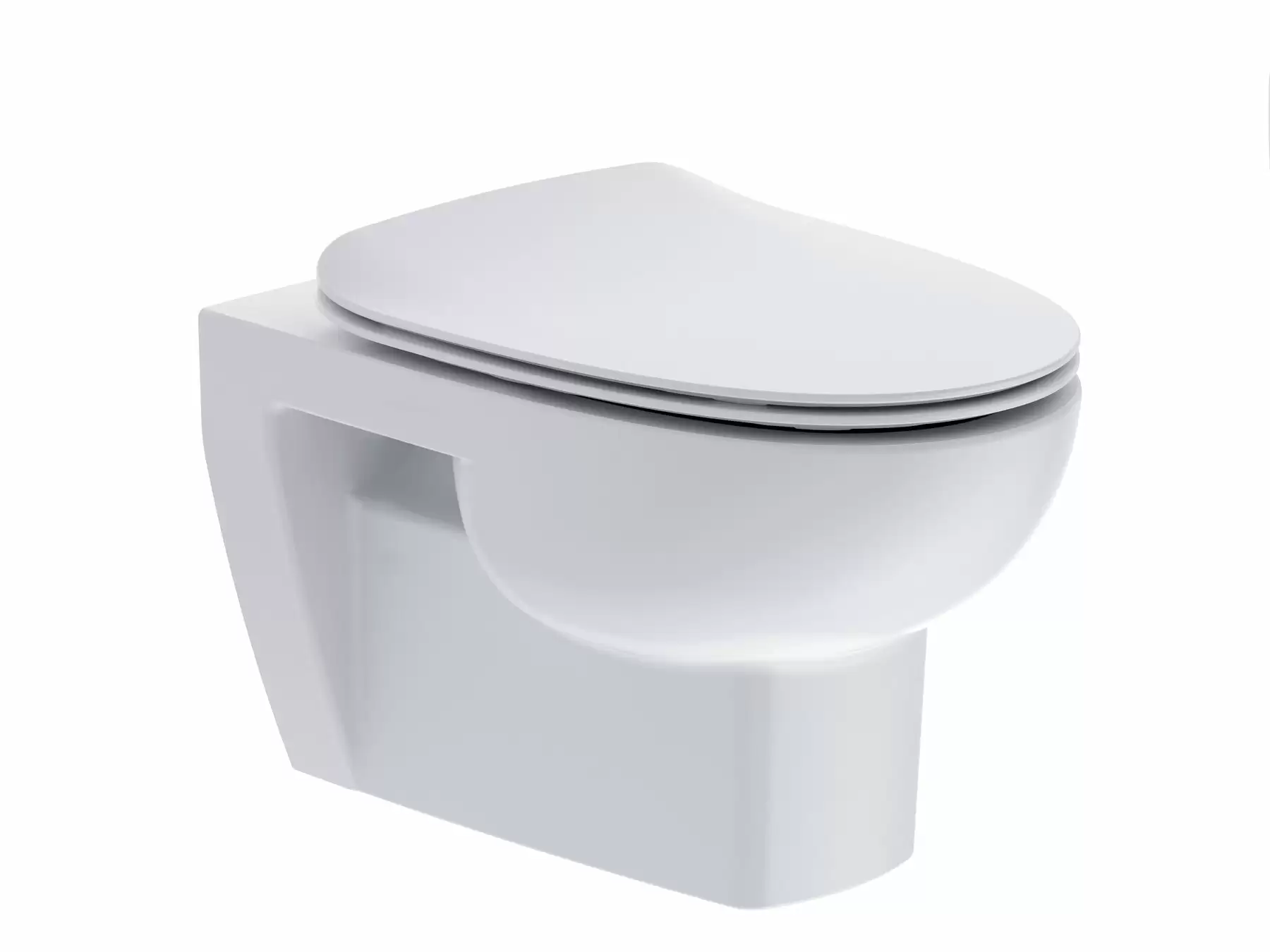 REACH ECO WALL HUNG TOILET BOWL IN WHITE