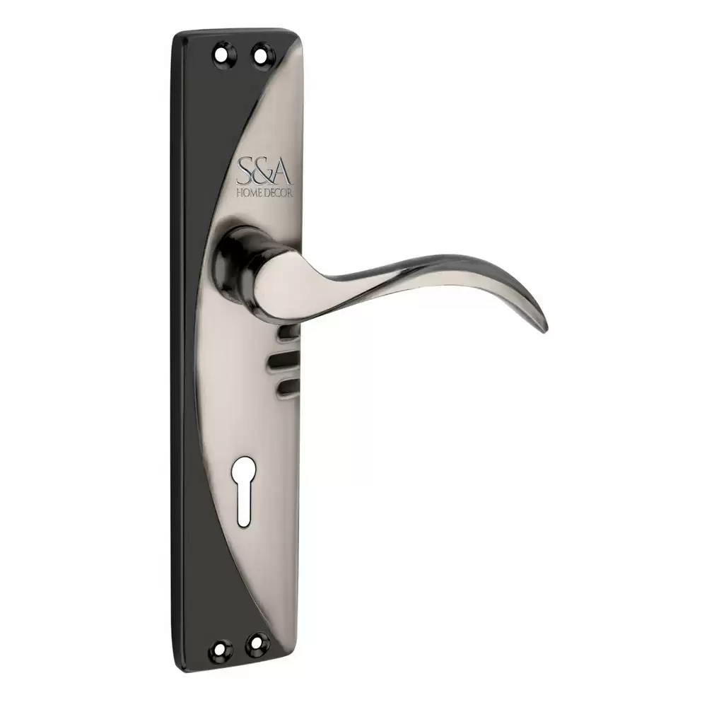 S&A Home Décor MH-101-KY-BG 7 inch KY Door Handleset with Black Gold Finish