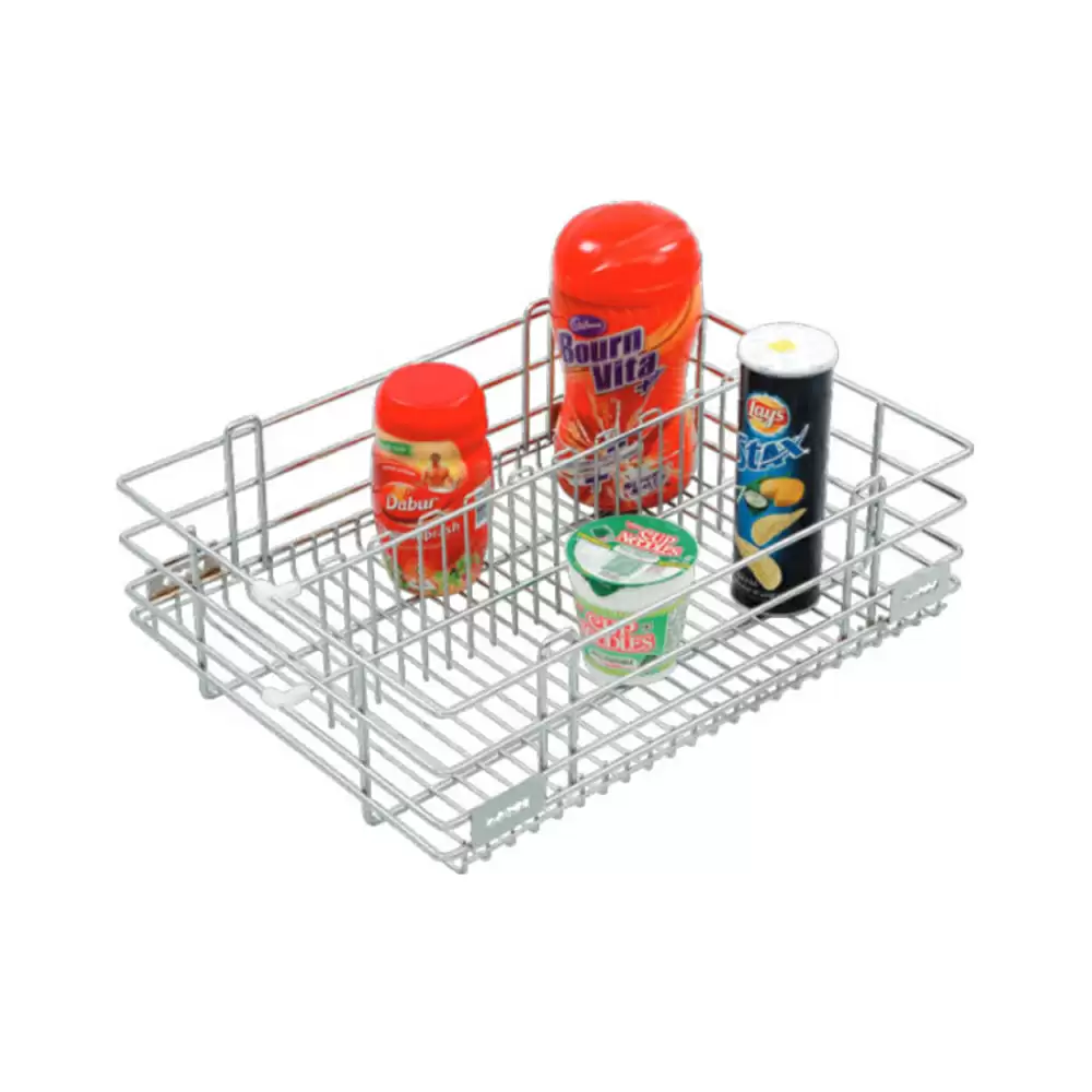 CP Century Premium PR18 Kitchen Multipurpose Stainless Steel 202 Wire Partition Basket - (19 W x 20 D x 6 H) Inch