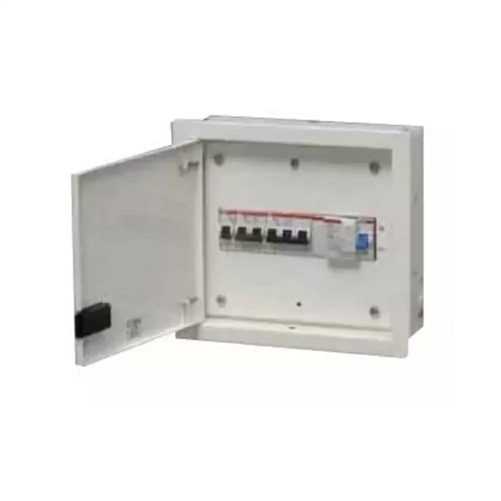 ABB Single Pole Distribution Board With Metal Door 8 Way SHC M8 (SHC M8)