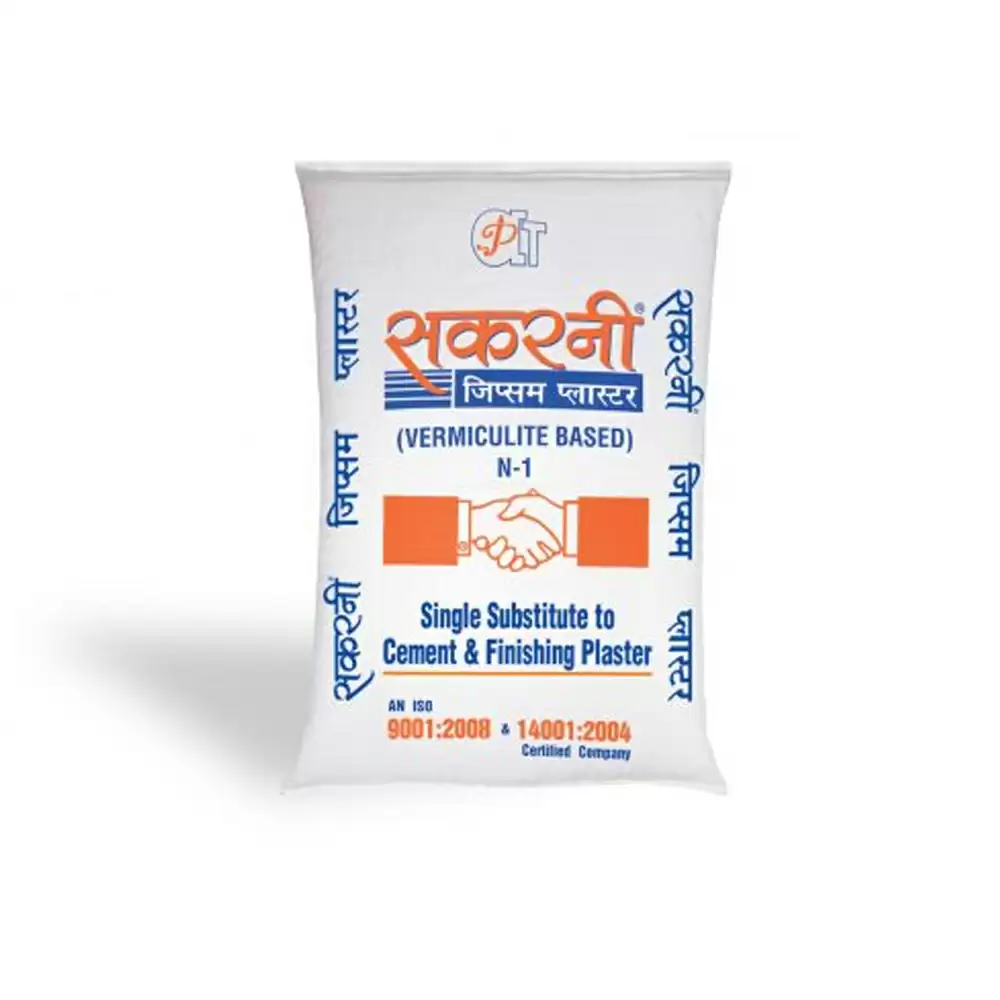 Sakarni 25 Kg Natural Gypsum Calcinated Plaster Bags