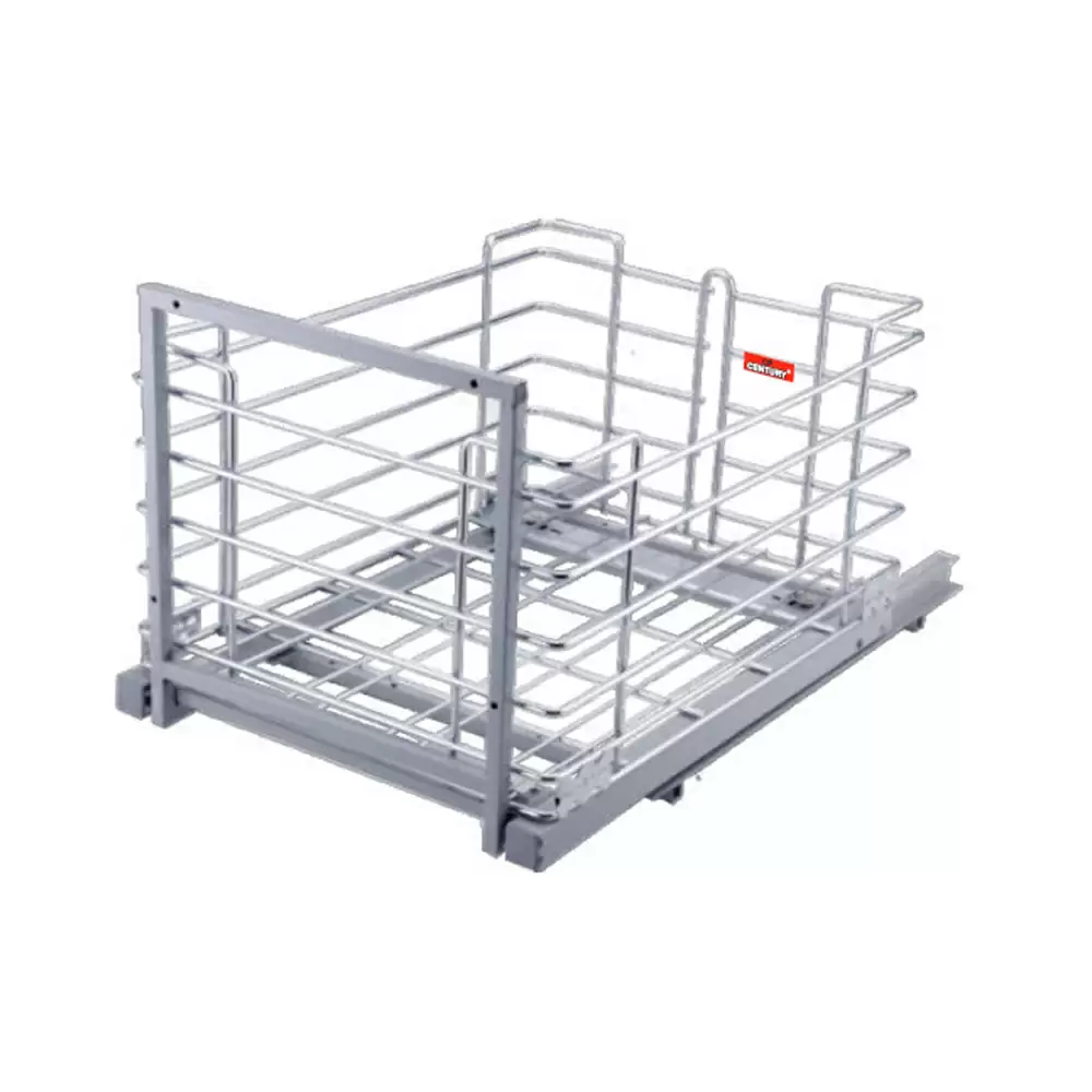 CP Century Ultra UL123 Stainless Steel 202 Wire Grain Trolley With Mechanism - (21 W x 20 D x 12 H) Inch