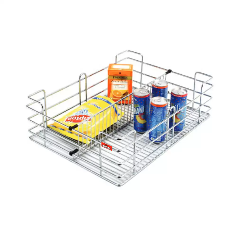 CP Century Ultra UL41 Kitchen Multipurpose Stainless Steel 202 Wire Partition Basket - (21 Wx 18 D x 6 H) Inch