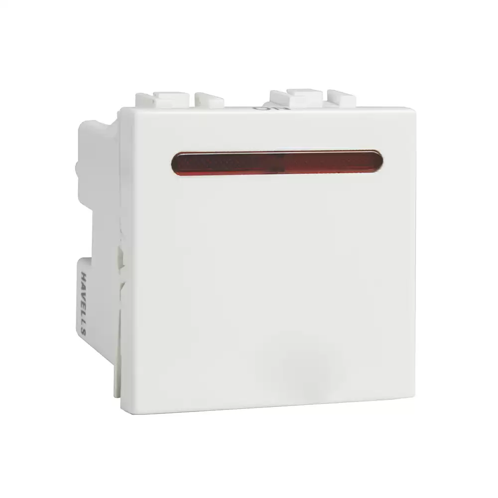 Havells Coral 32 Amp DP Switch with With Indicator - White