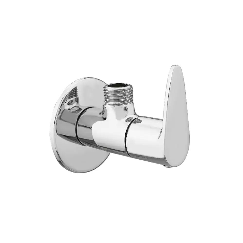 Aquee Wignet Brass Angle Valve with Flange - Chrome