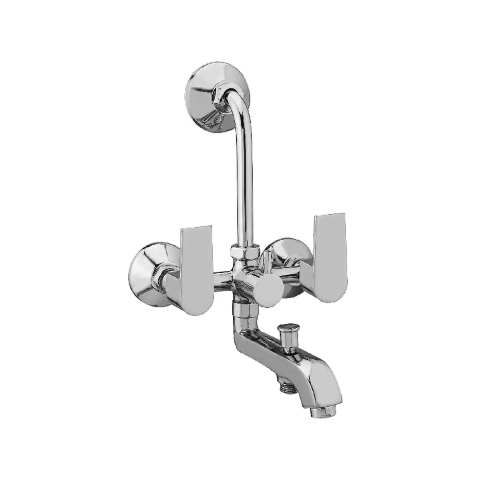 Aquee Aria 3 in 1 Wall Mixer with Flanges - Chrome