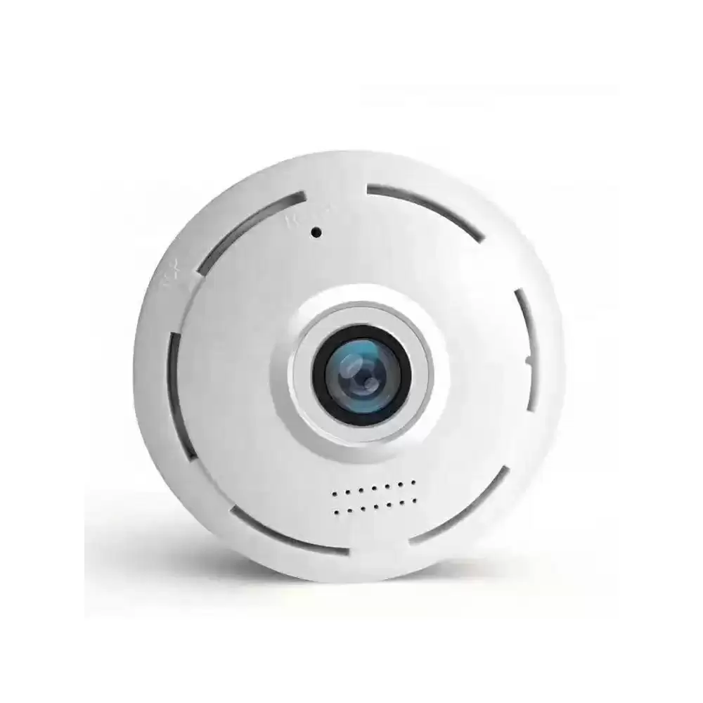 Ausha 360 Degree Panoramic Fisheye Security CCTV Camera With Motion Detection - White