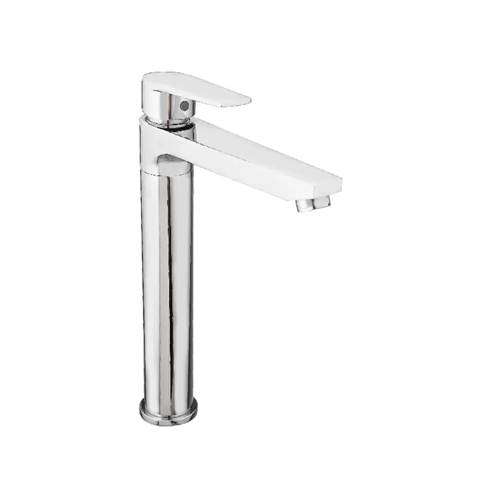 Aquee Aria Single Lever Tall 12 Inches Basin Mixer - Chrome