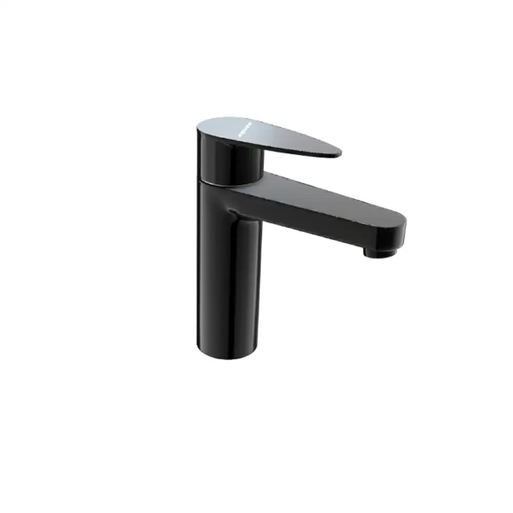 Aquee Wignet Single Lever Brass Basin Mixer - Black