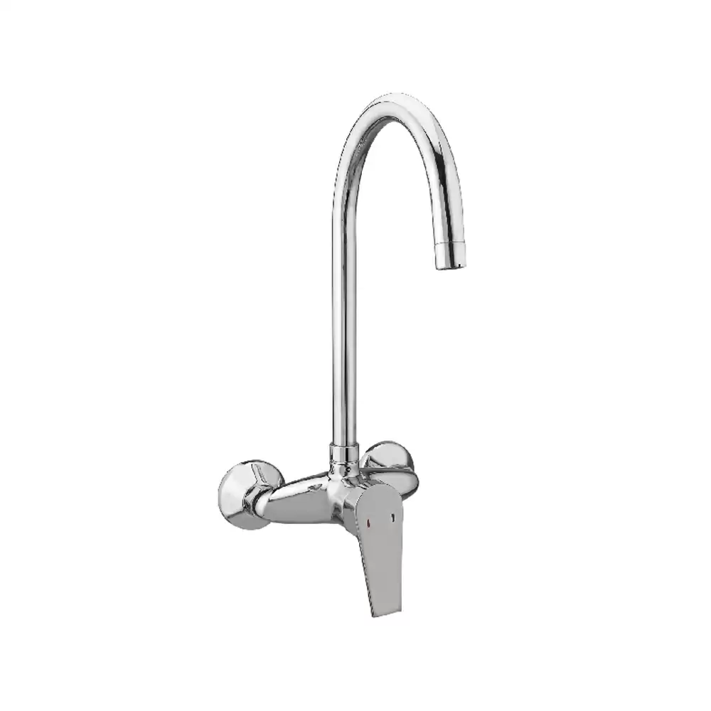 Aquee Aria 40 mm Single Lever Wall Mounted Sink Mixer - Chrome