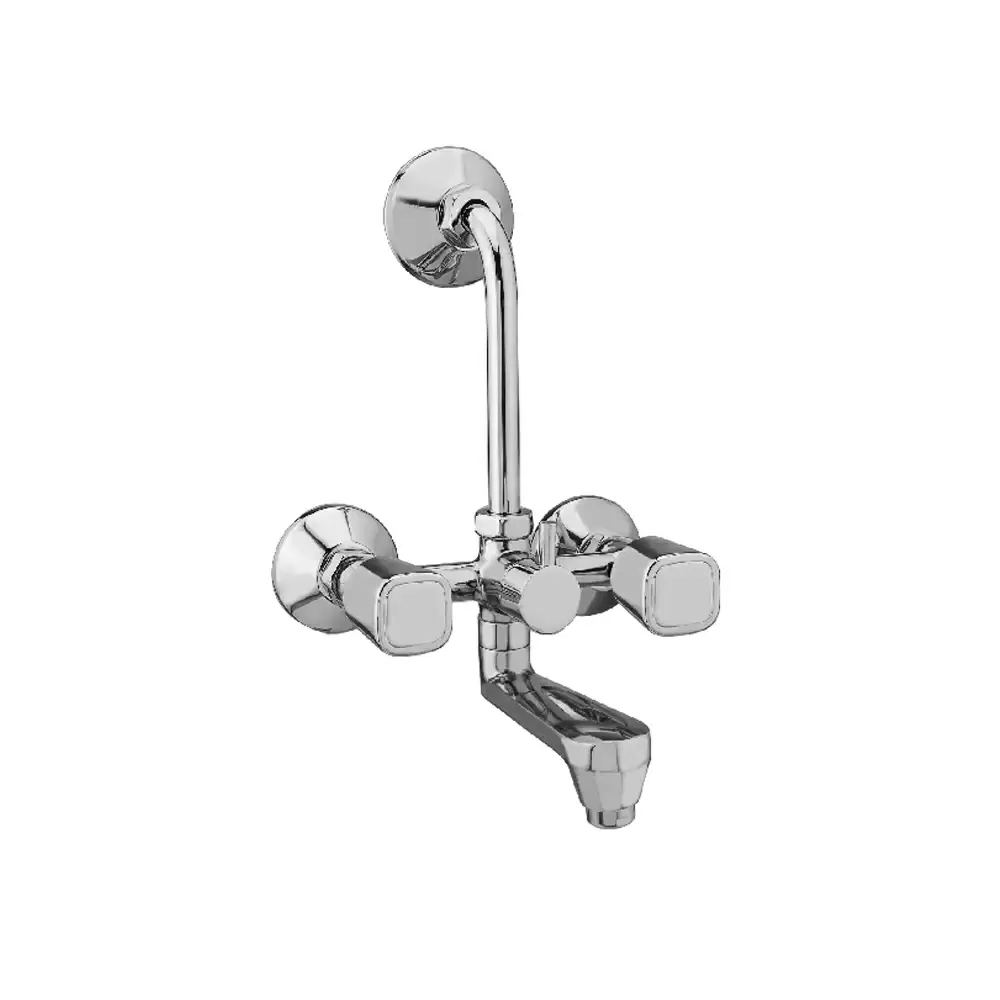 Aquee Dove 2 in 1 Wall Mixer with Flanges - Chrome