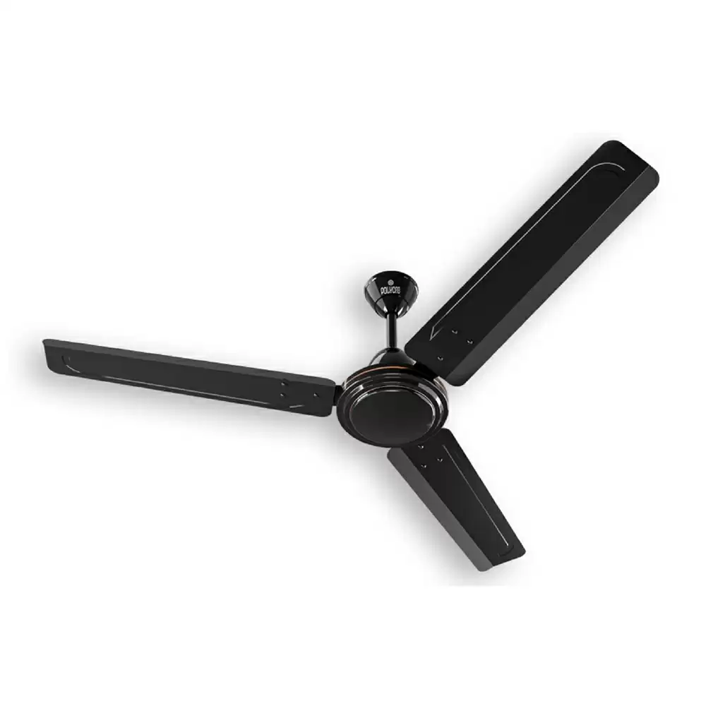 Polycab Zoomer DLX 900 mm High Speed Ceiling Fan - Smoke Brown