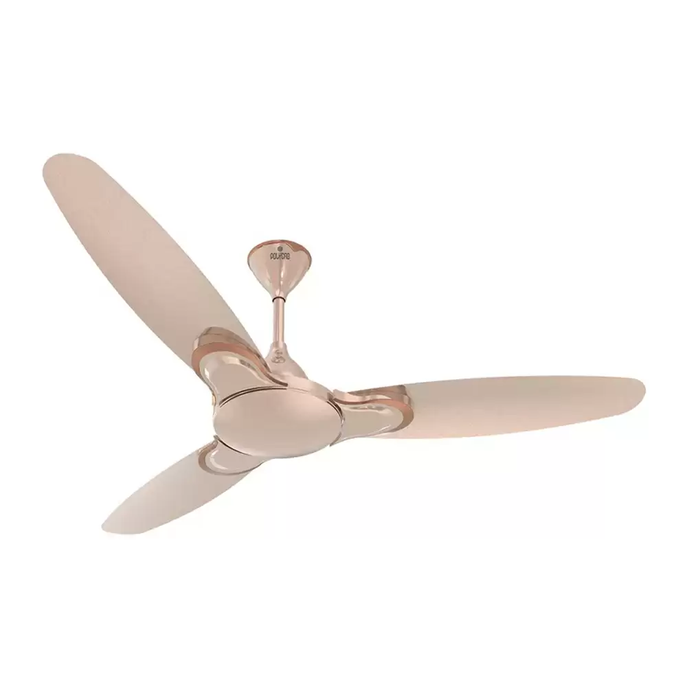 Polycab Vital Petal 1200 mm Ceiling Fan - Metallic Rose Gold