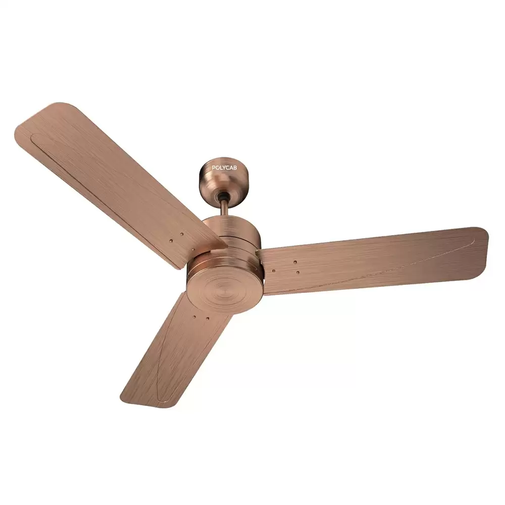 Polycab Superia SP07 1200 mm Premium Designer Ceiling Fan - Antique Copper