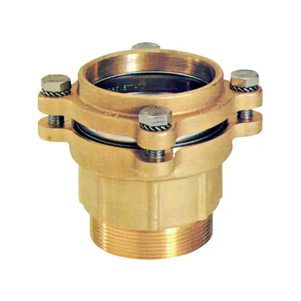 Huliot K325075-I 75 x 2'1/2 mm Male Threaded Adapter- Brass