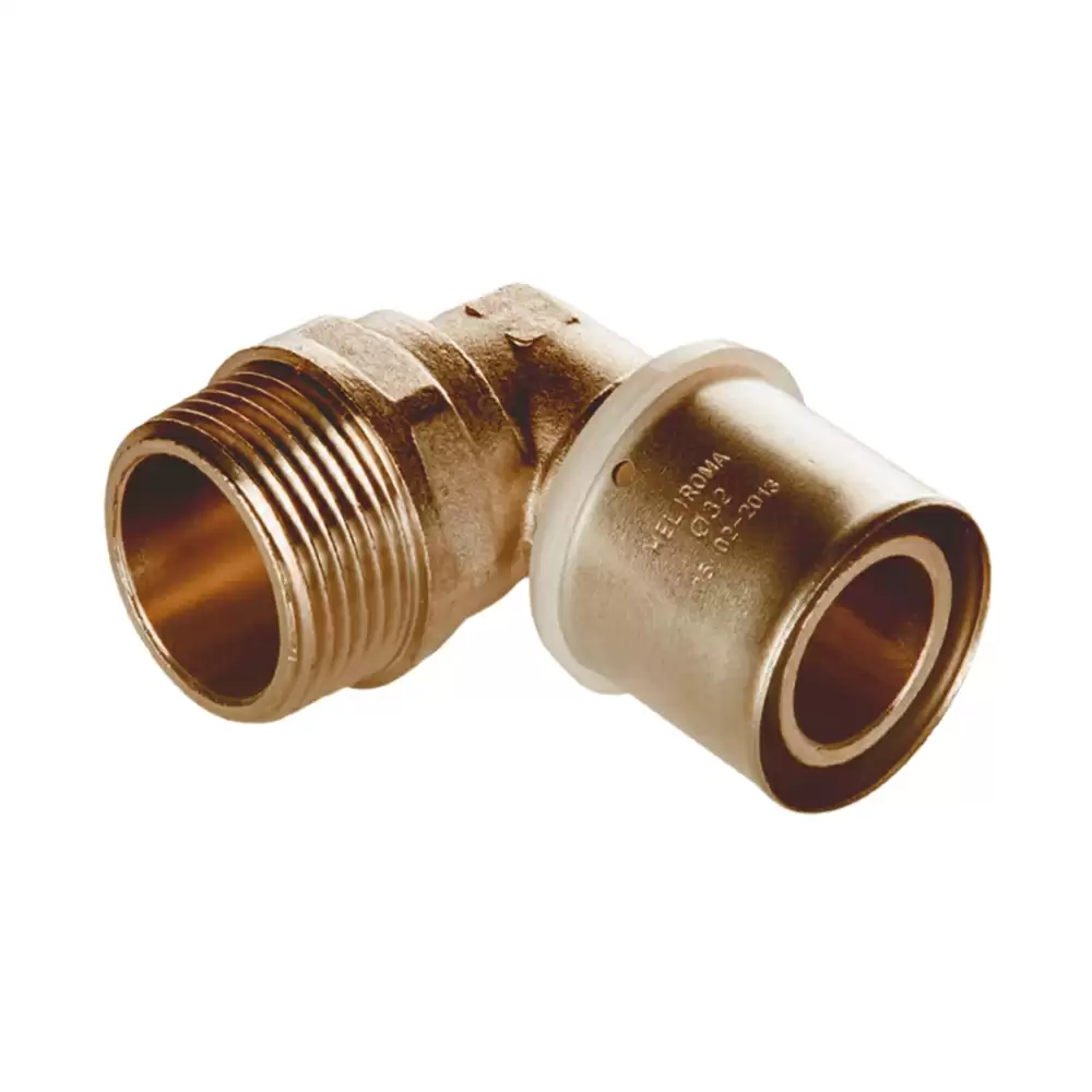 Huliot K209026 25 x 1/2 mm Male Threaded Elbow- Brass