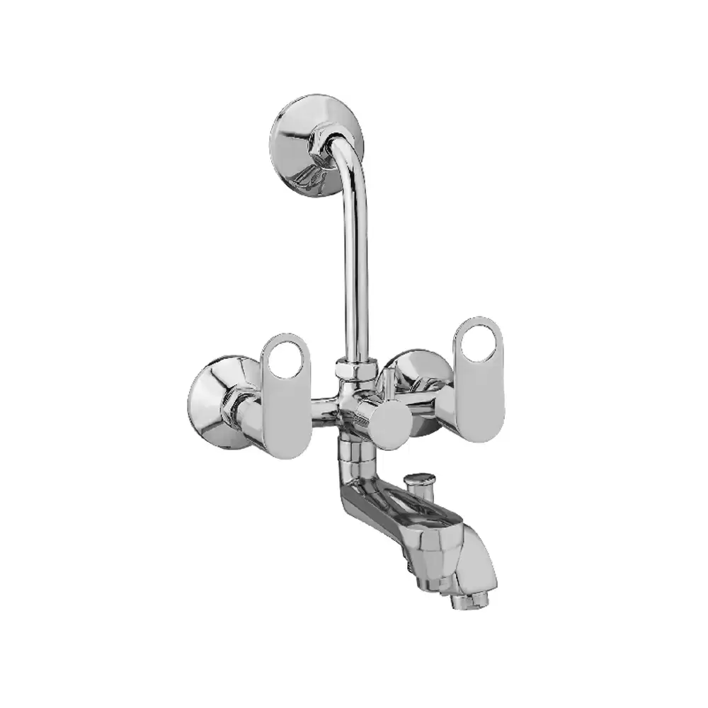 Aquee Oreo Mini 2 in 1 Wall Mixer with Flanges - Chrome