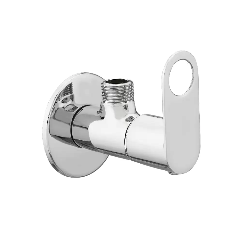 Aquee Oreo Mini Angle Valve with Flange - Chrome