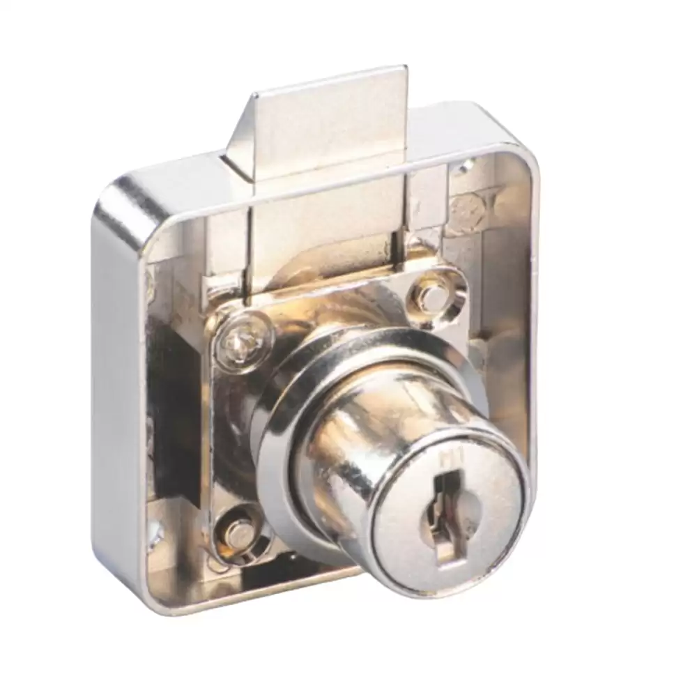 Ebco Auto Latch Lock - Nickel Plated Finish