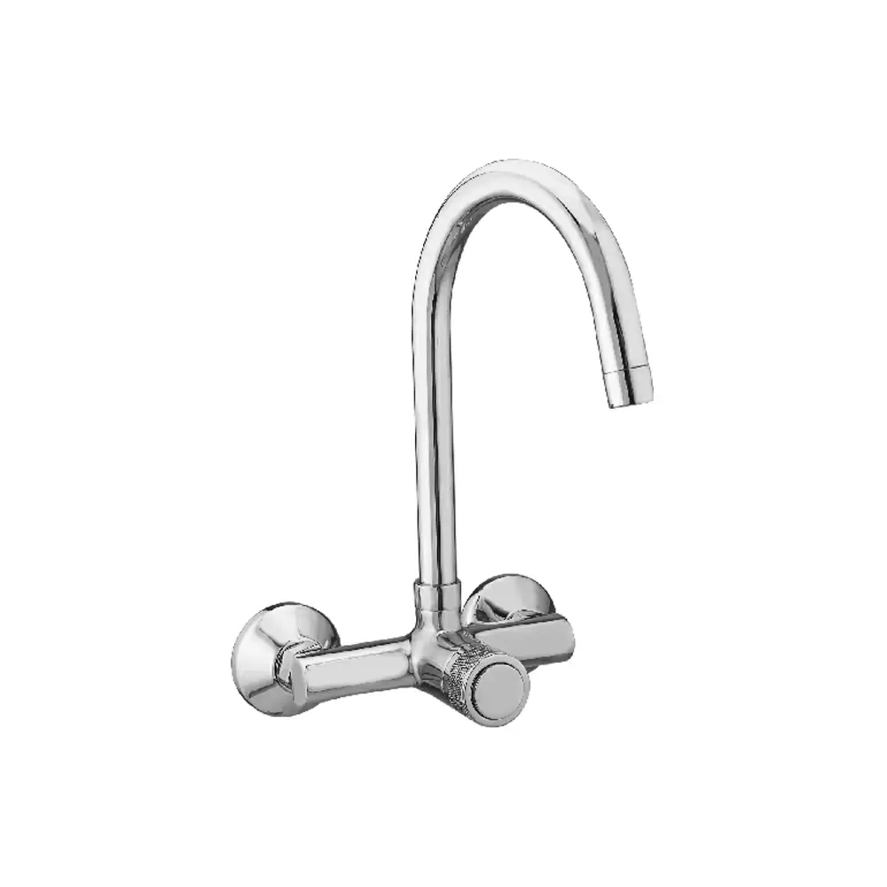 Aquee Unity Wall Mounted Single Lever Sink Mixer - Chrome