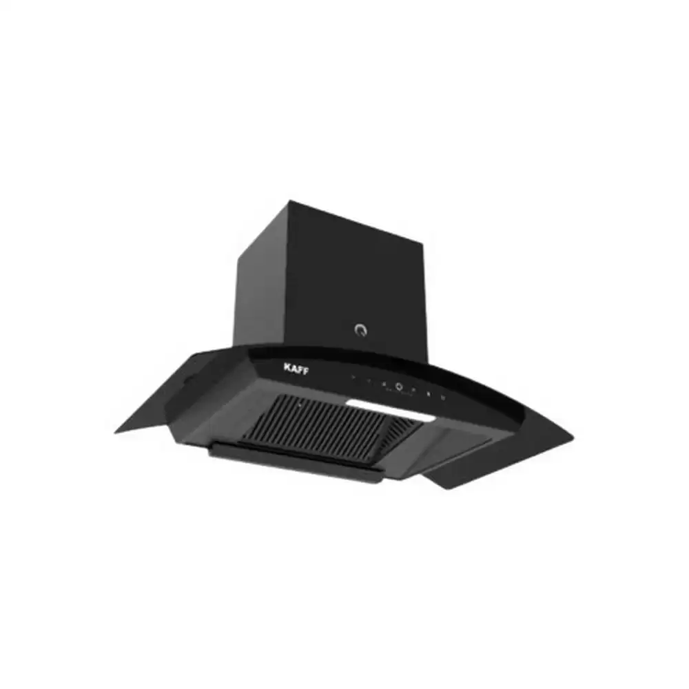 Kaff VASCO 75 DC Dry Heat Auto Clean Filterless Kitchen Chimney with Gesture Control- Matt Black