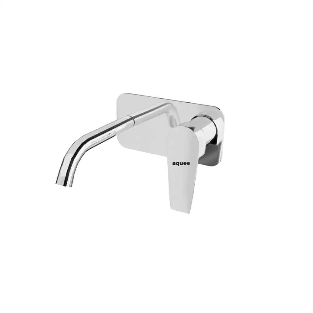 Aquee Aria Single Lever Wall Mount Basin Mixer Exposed Part - Chrome