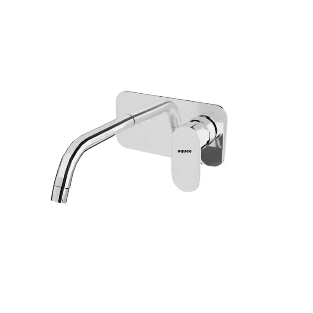 Aquee Opel Single Lever Wall Mount Basin Mixer Exposed Part - Chrome