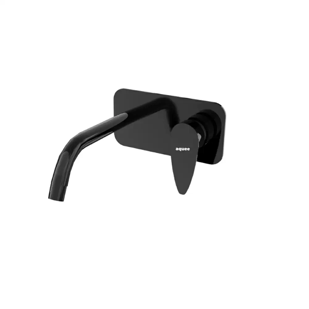 Aquee Wignet Single Lever Wall Mount Basin Mixer Exposed Part - Black