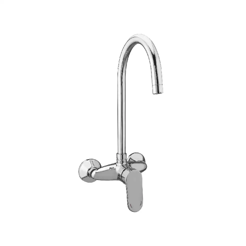 Aquee Opel Single Lever Wall Mounted Sink Mixer 40 mm - Chrome