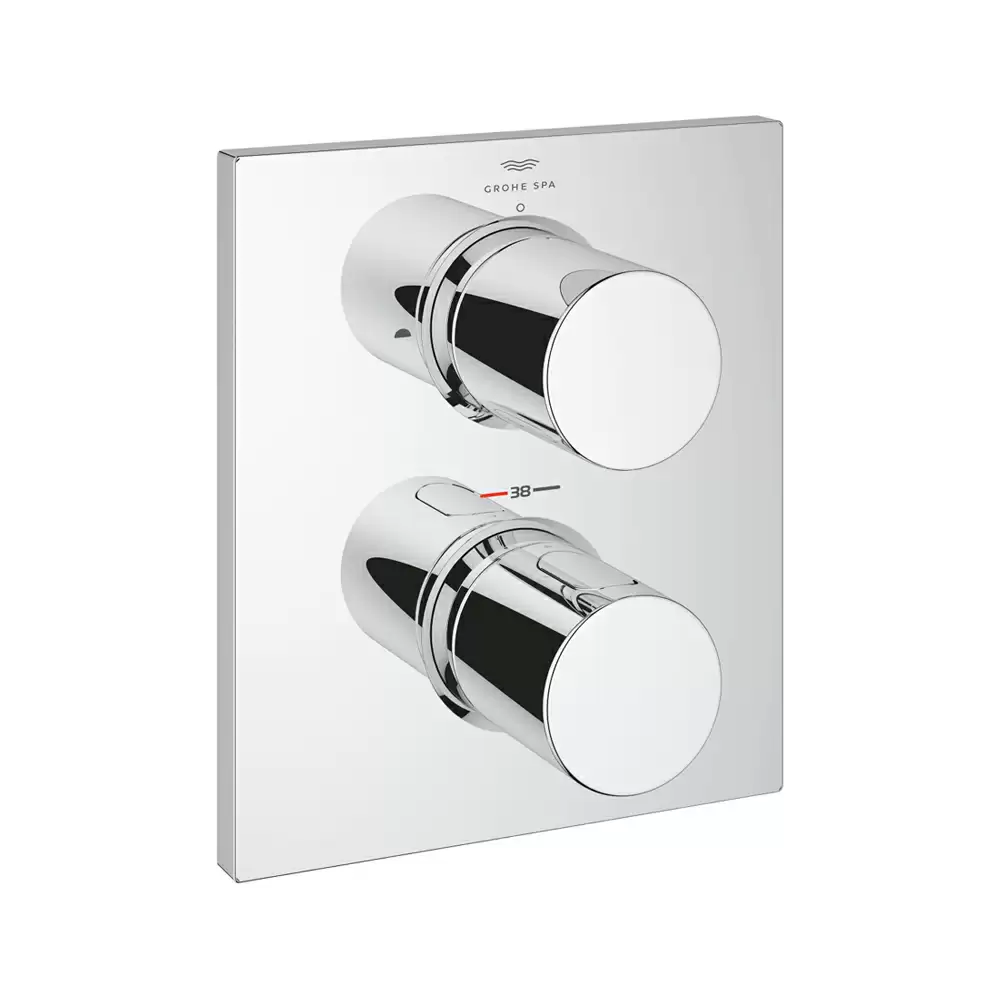 Grohe Grohtherm F Thermostatic Trim With Integrated 2-Way Diverter - Chrome