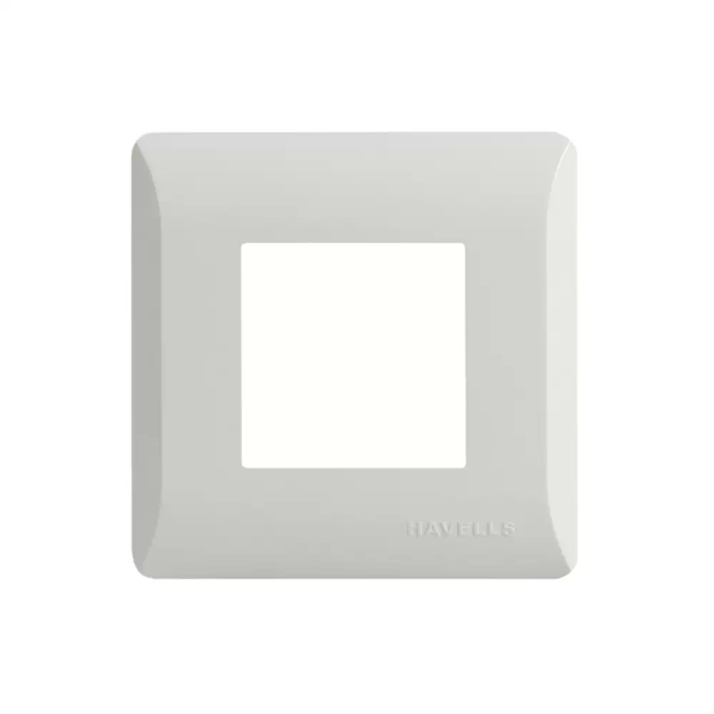 Havells Coral 2 Module Cover Plate - Plus White