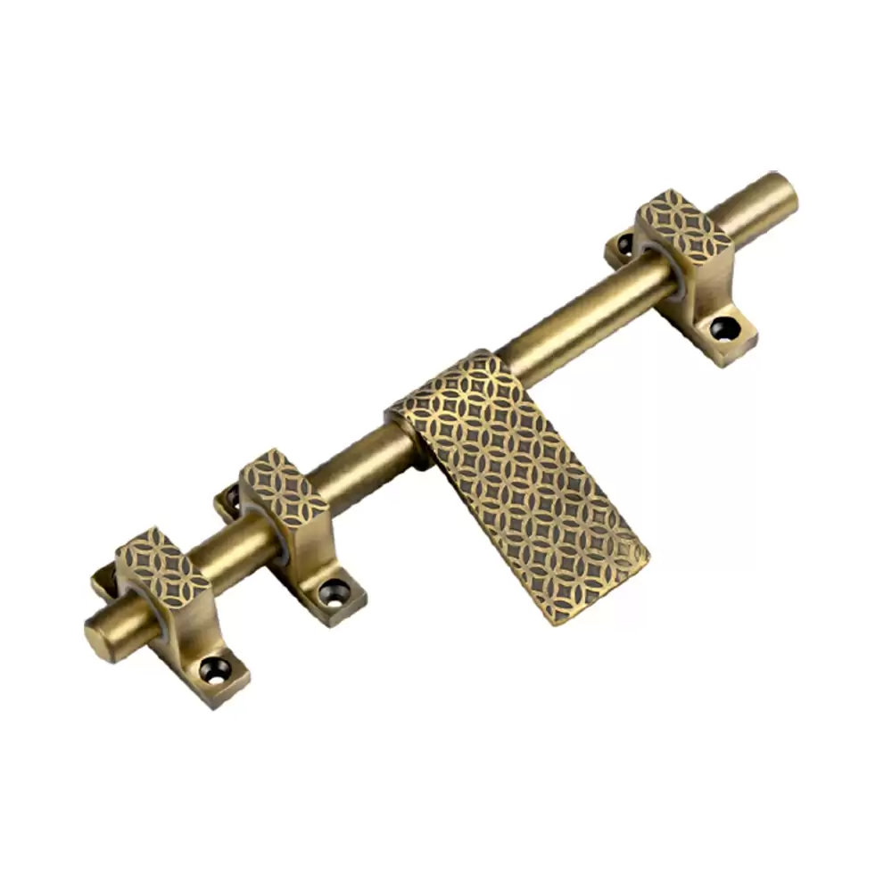 Arrow By Jolly Venetian Antiqa Latch Stainless Steel 202 Petal Door Aldrop (8 Inch x 12 mm) -  Antique Brass Finish