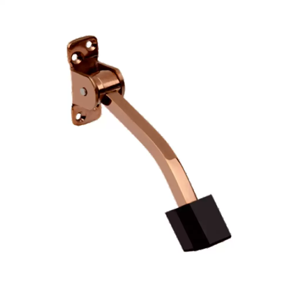 Arrow By Jolly Classic Stainless Steel 202 Kick Down Door Stopper - (Rose Gold Finish)