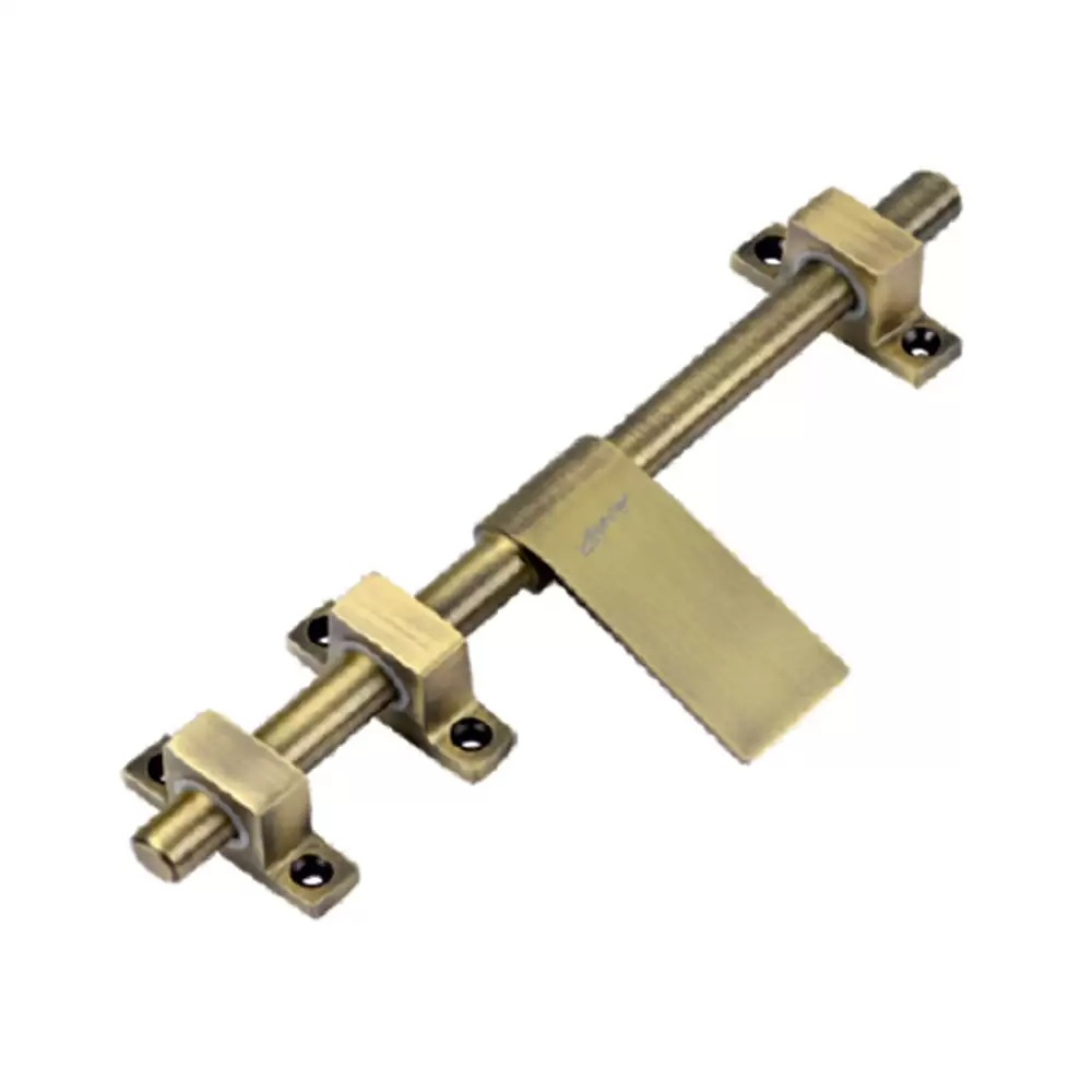 Arrow By Jolly Classic Latch Stainless Steel 202 Door Aldrop (10 Inch x 12 mm) - Antique Brass Finish