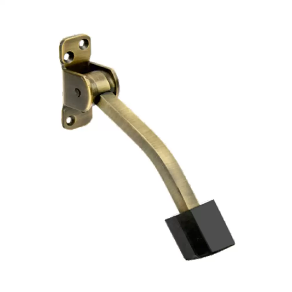 Arrow By Jolly Classic Stainless Steel 202 Kick Down Door Stopper - (Antique Brass Finish)