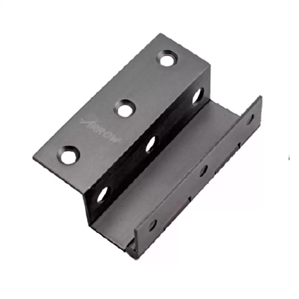 Arrow By Jolly Ligne Stainless Steel 202 Welded L Type Butt Hinge (75 x 10 x 6) mm - Raven Black Finish