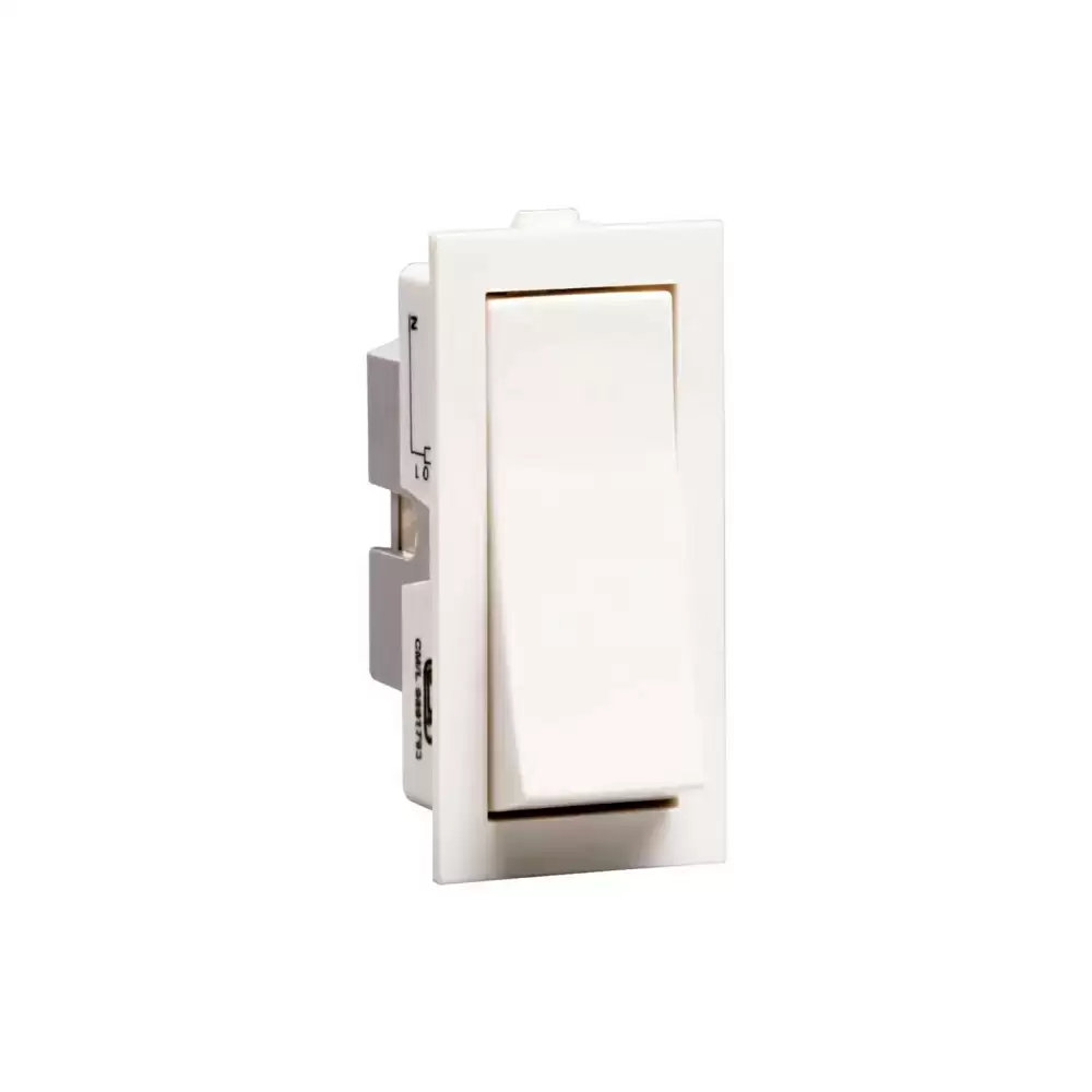 Havells Thames 20 Amp 1 Module DP Switch with Indicator - White