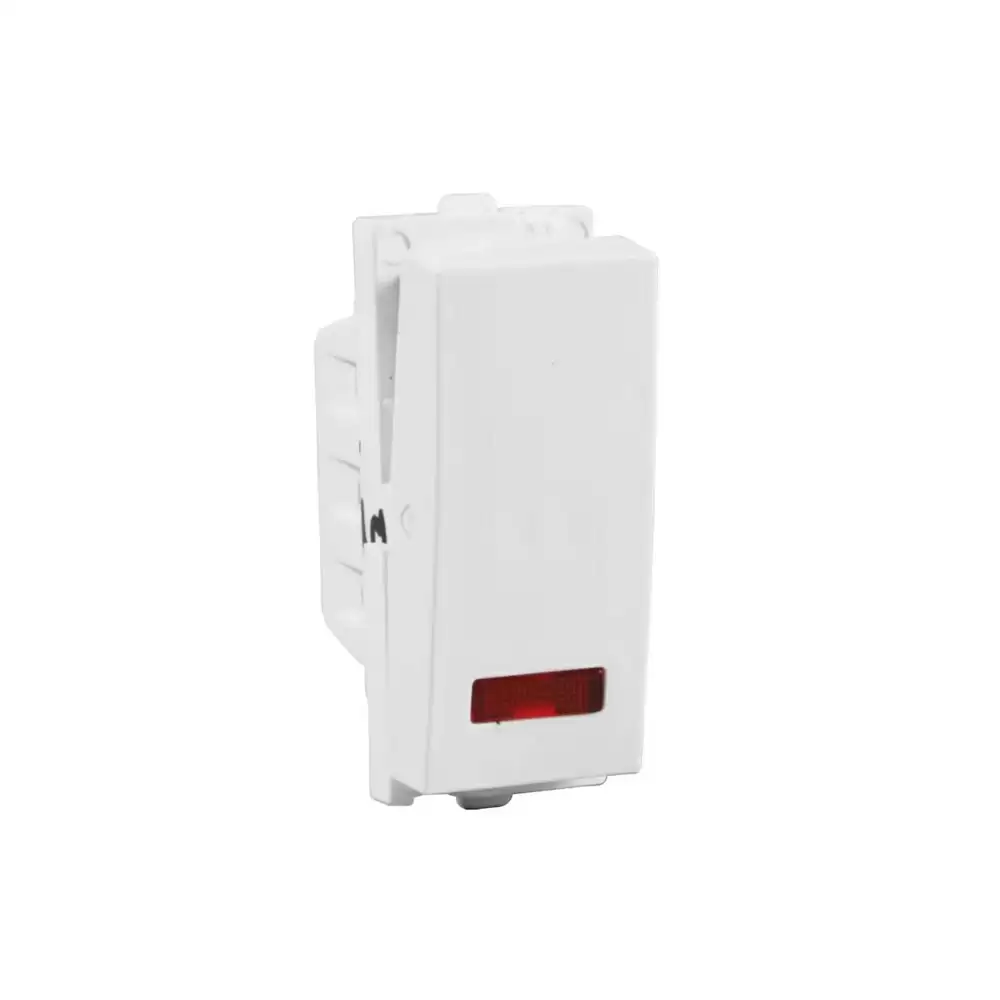 Havells Verona 16 Amp 1 Way Switch with Indicator - White