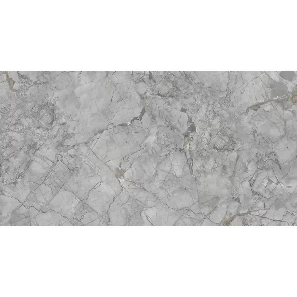 Orientbell Inspir PGVT Nile Quartzite Grey Glazed Vitrified Tiles - 800 x 1600 mm (Glossy Finish)