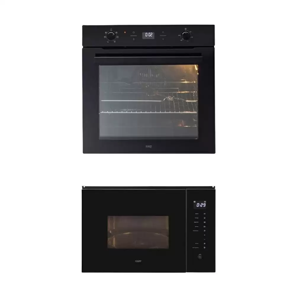 Kaff OV 81 GIKFAFR (Touch & Knob Control, 81 L) Built-In Oven & KMW HN 6-BLK (Touch Control, 28 L) Built-In Microwave - Combo