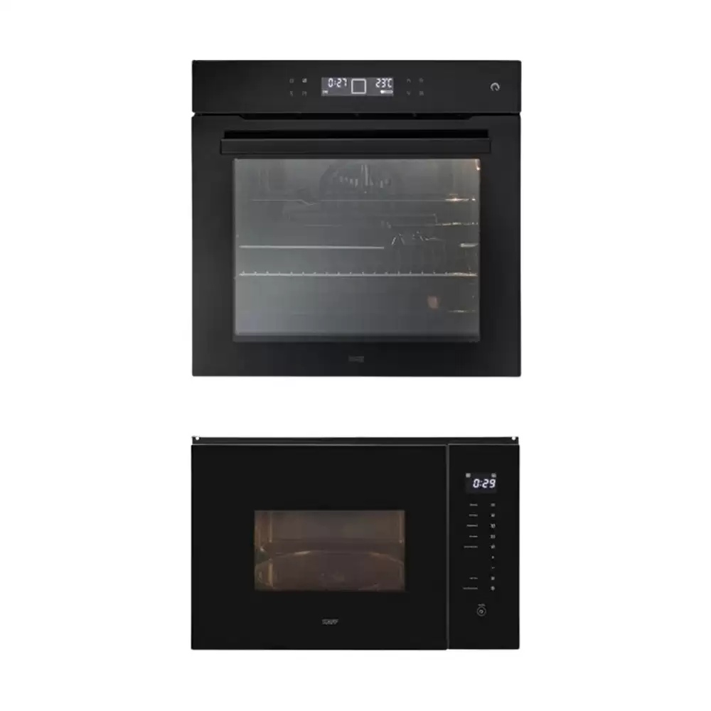 Kaff OV 81 TCBLAFRN (Touch Control, 81 L) Built-In Oven & KMW HN 6-BLK (Touch Control, 28 L) Built-In Microwave - Combo