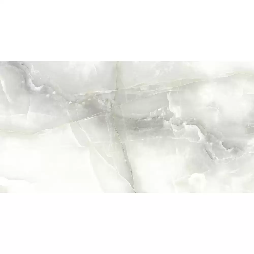 Orientbell Inspir PGVT Sardonyx Grey Marble Glazed Vitrified Tiles - 800 x 1600 mm (Glossy Finish)