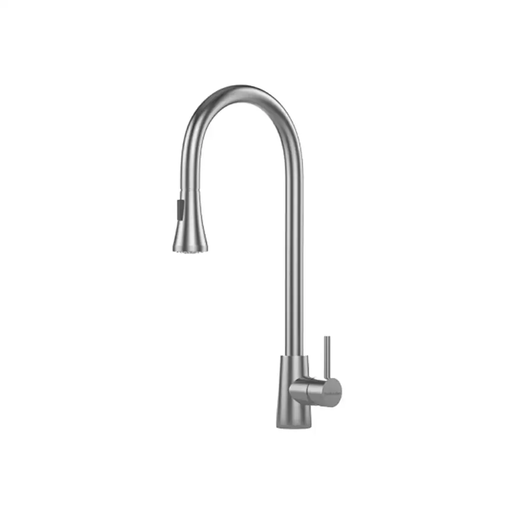 Hekken Stainless Steel Deck Mounted Sink Faucet With Shower Pull Down - [hek-Italio-7005SP]