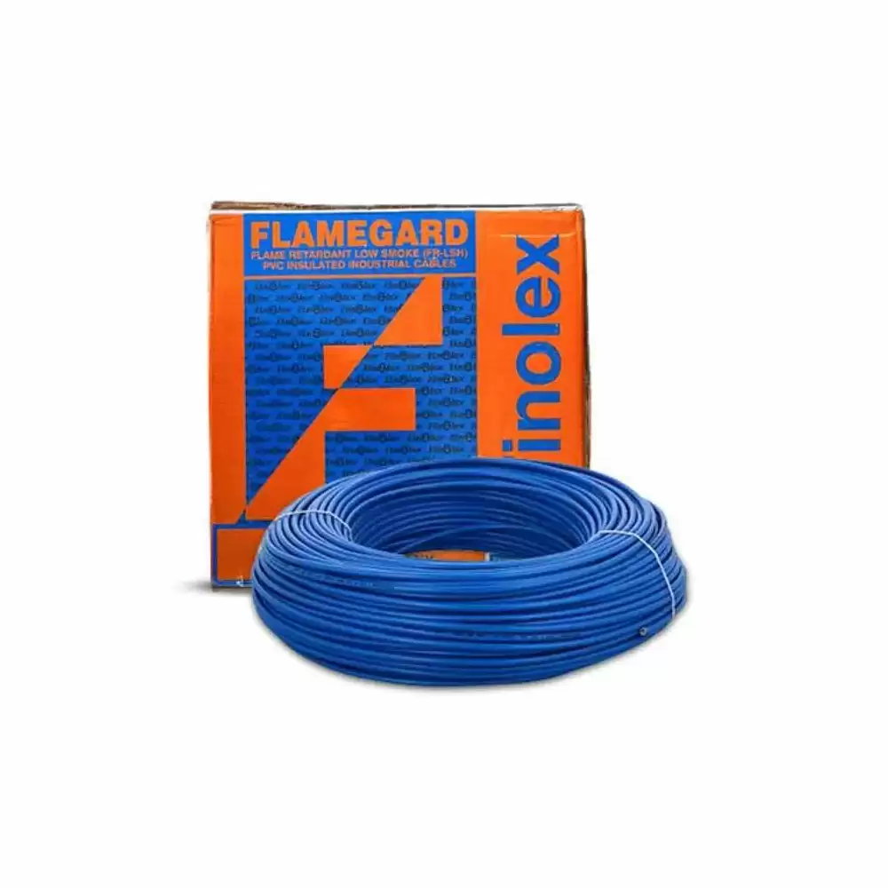 Finolex Flamegard 4.00 Sq.mm FR-LSH Electric Wire, 180 Meter - Blue