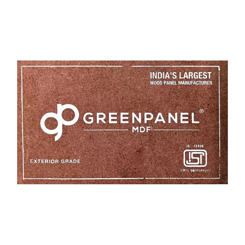 Greenpanel 16.5 mm Thick Exterior Grade Plain MDF Board (8 L x 4 W) Feet