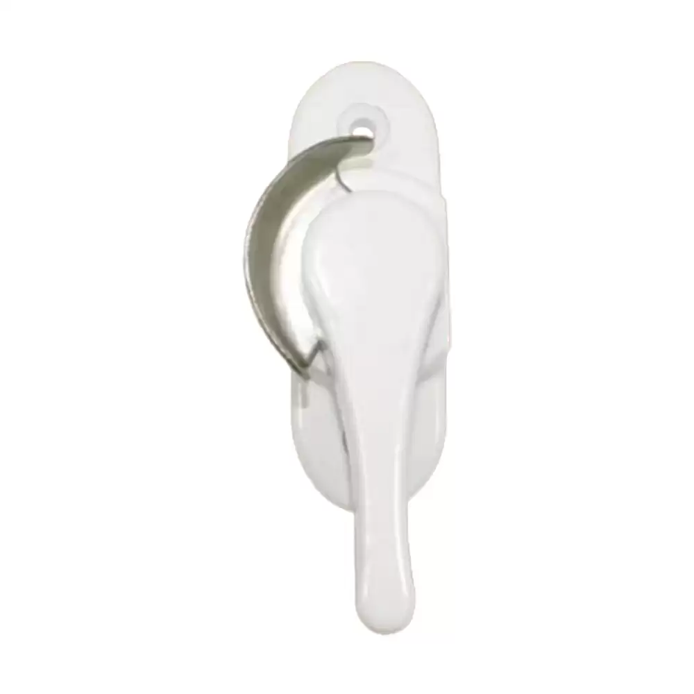 Crescent Lock for uPVC Sliding Window - McCoy CL-1 - Left - White - McCoy 8M