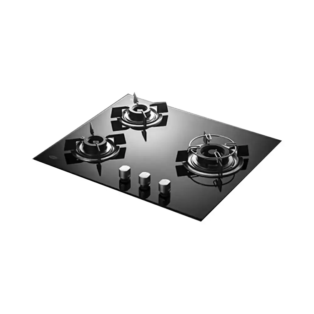 Kaff HBR 603 B Auto Ignition Built-in Hob (3 Powerful Brass Burners)